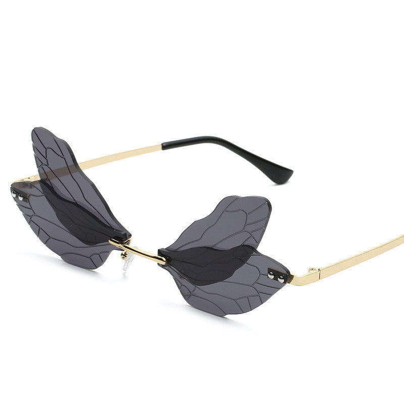 Women Dragonfly Wings Sunglasses
